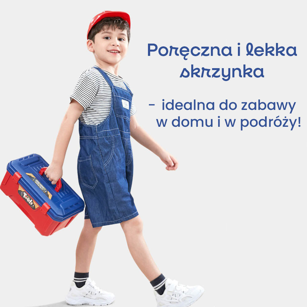 Tools – zestaw skrzynia narzędzi małego majsterkowicza
