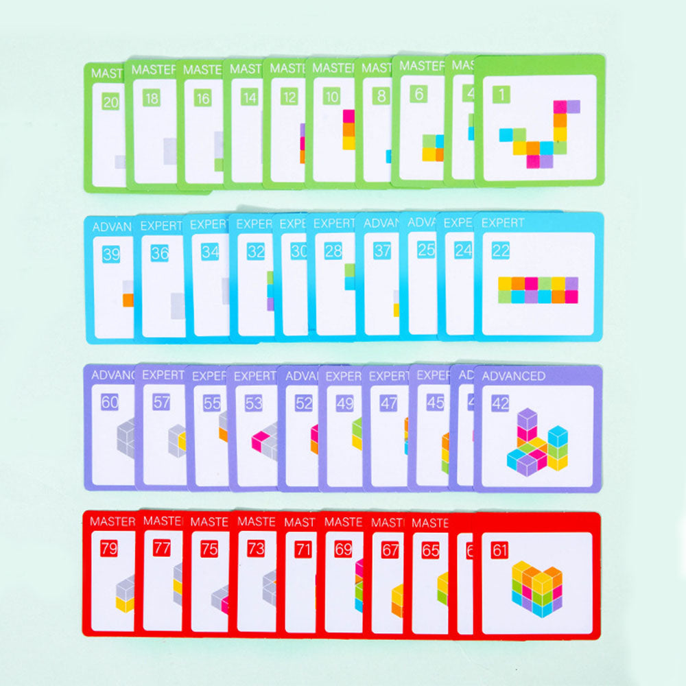 Drewniana układanka 3D