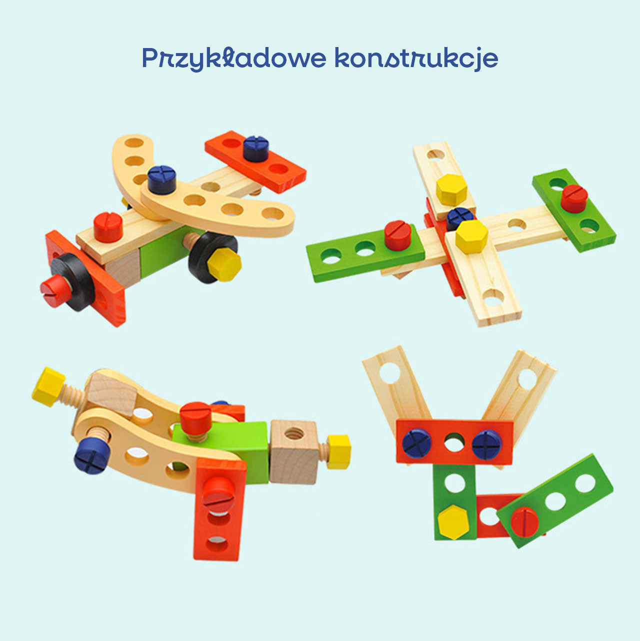 Drewniana Skrzynia z Narzędziami