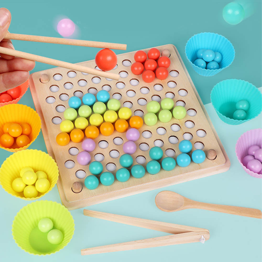 Drewniana układanka Montessori