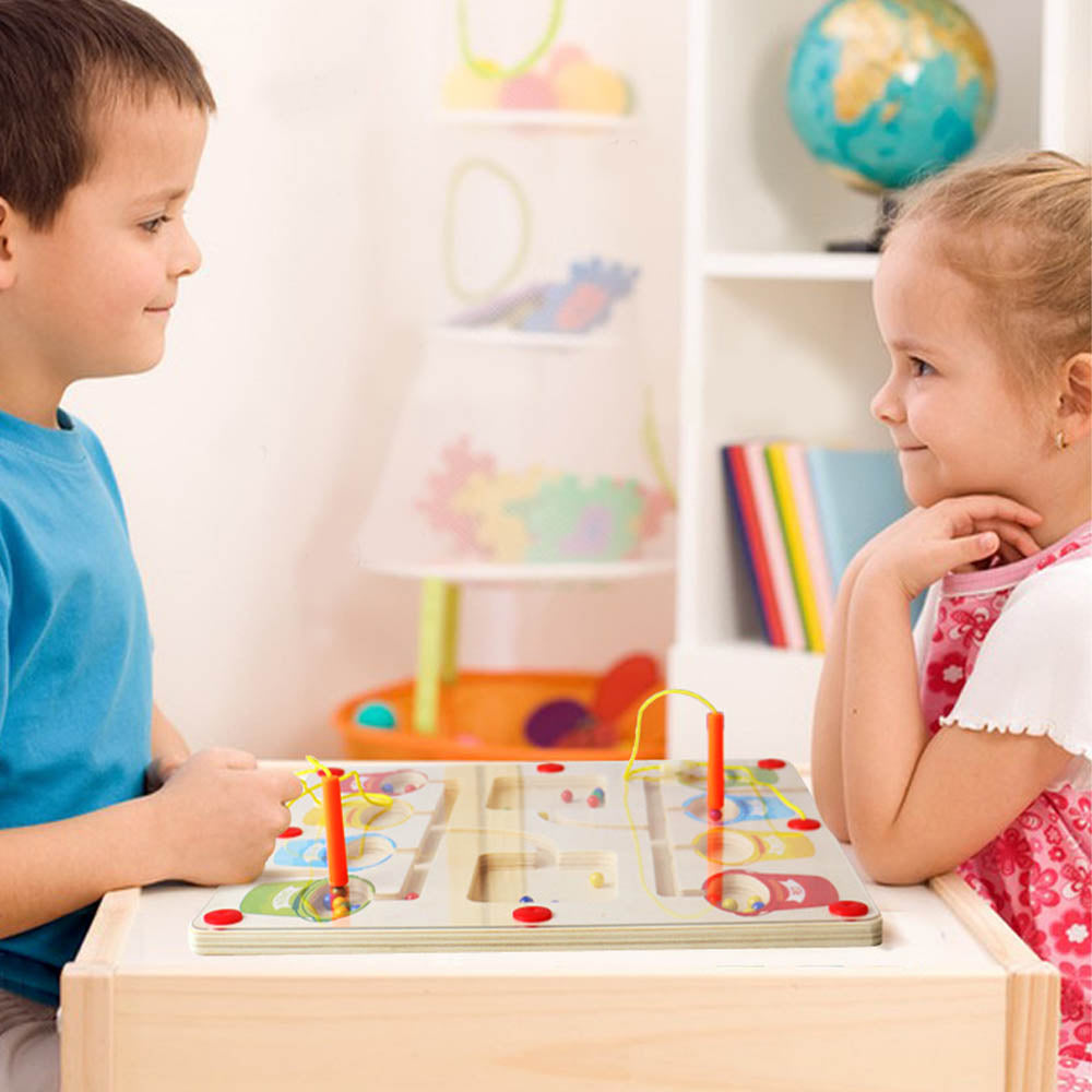 BucketPuzzle - Magnetyczna gra edukacyjna – Sortowanie kolorów