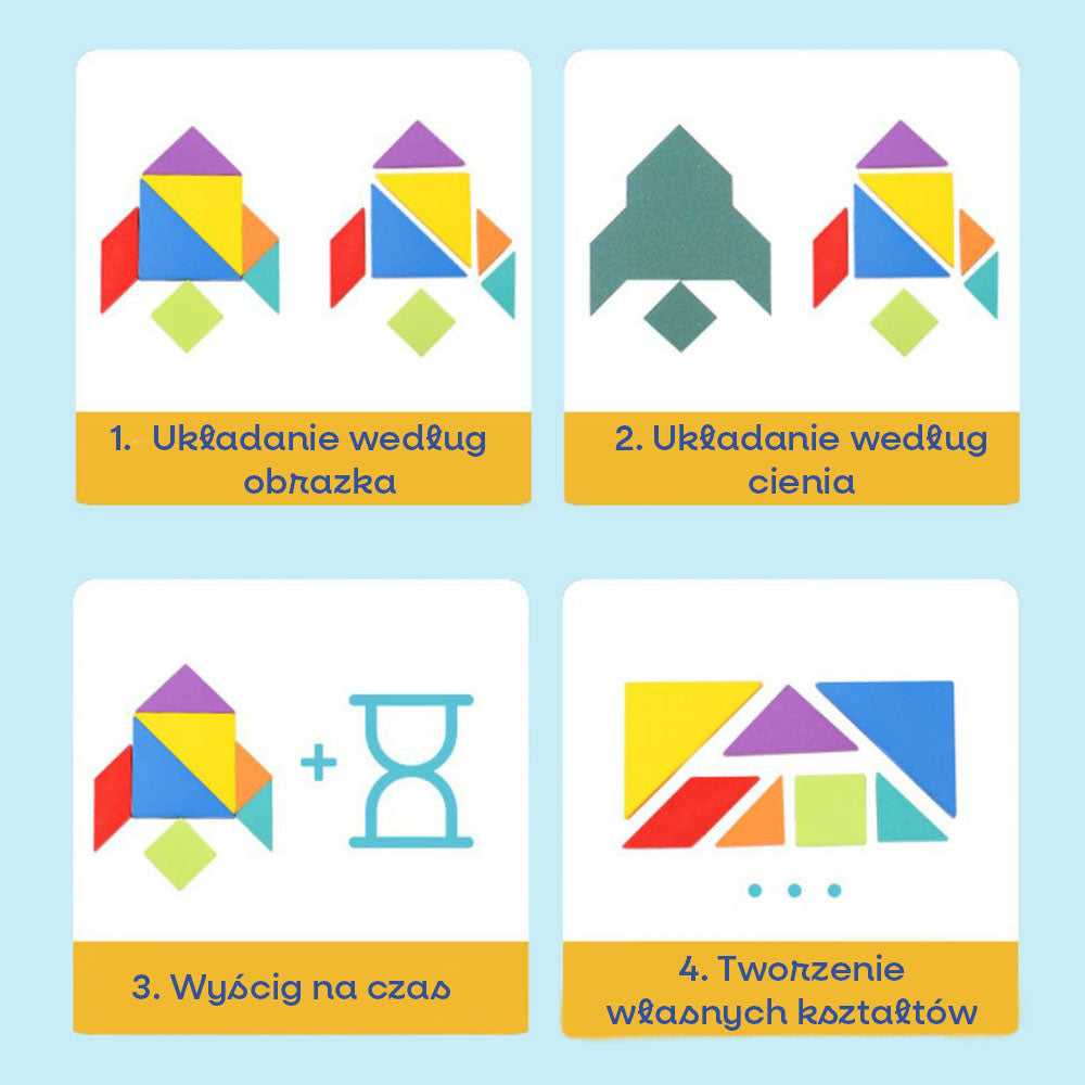 Układanka - Tangram z dzwoneczkiem