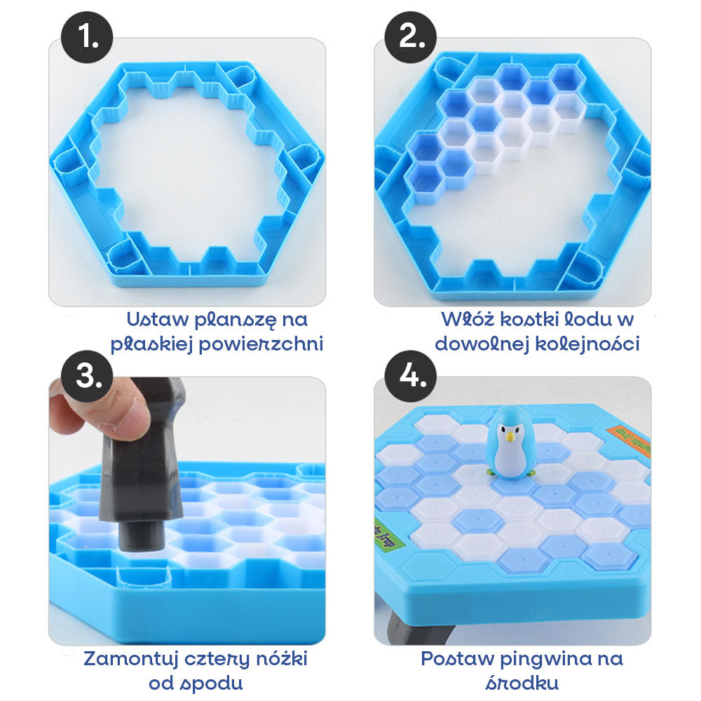 Pingwin na lodzie – Gra zręcznościowa