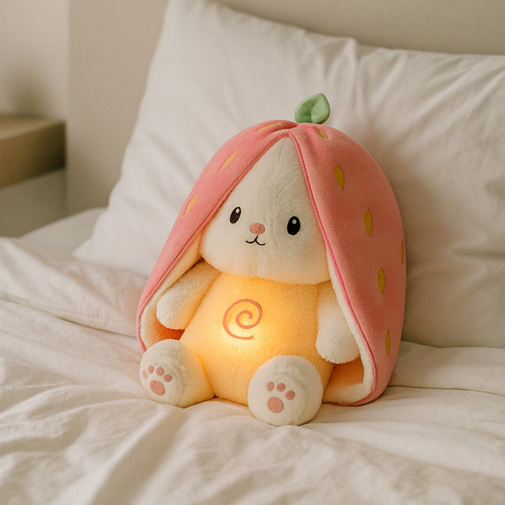 Oddychający Miś Truskawka