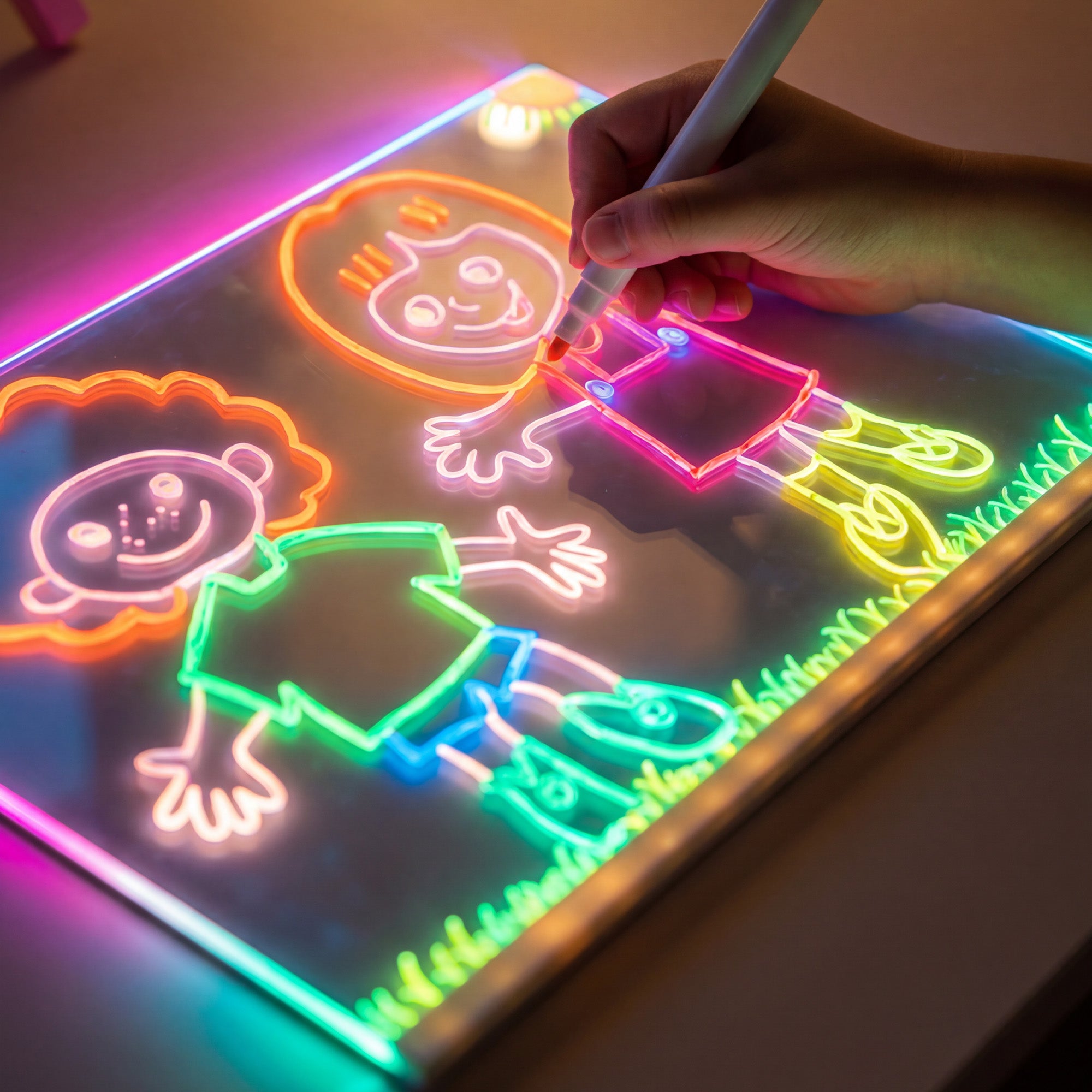 GlowBoard - Świecąca Tablica LED XXL do Rysowania