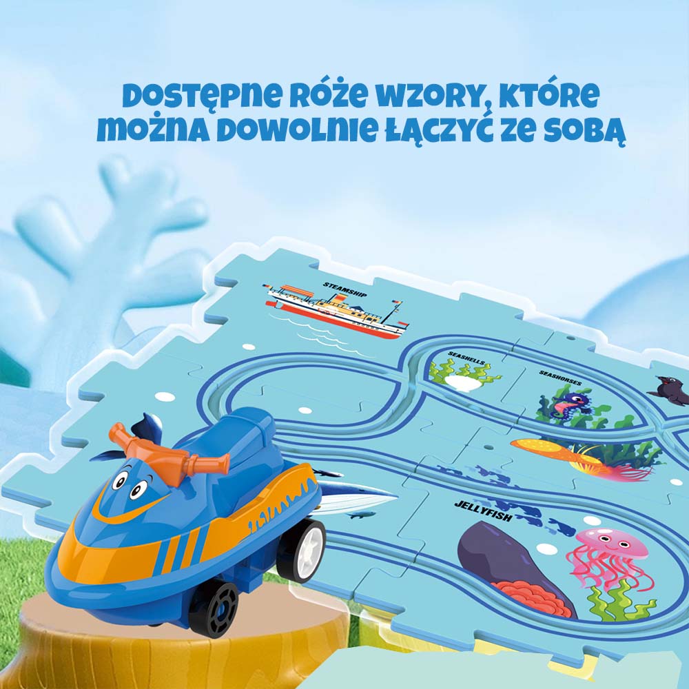 RailCar - puzzle tor dla pojazdów