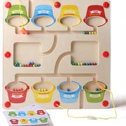 BucketPuzzle - Magnetyczna gra edukacyjna – Sortowanie kolorów