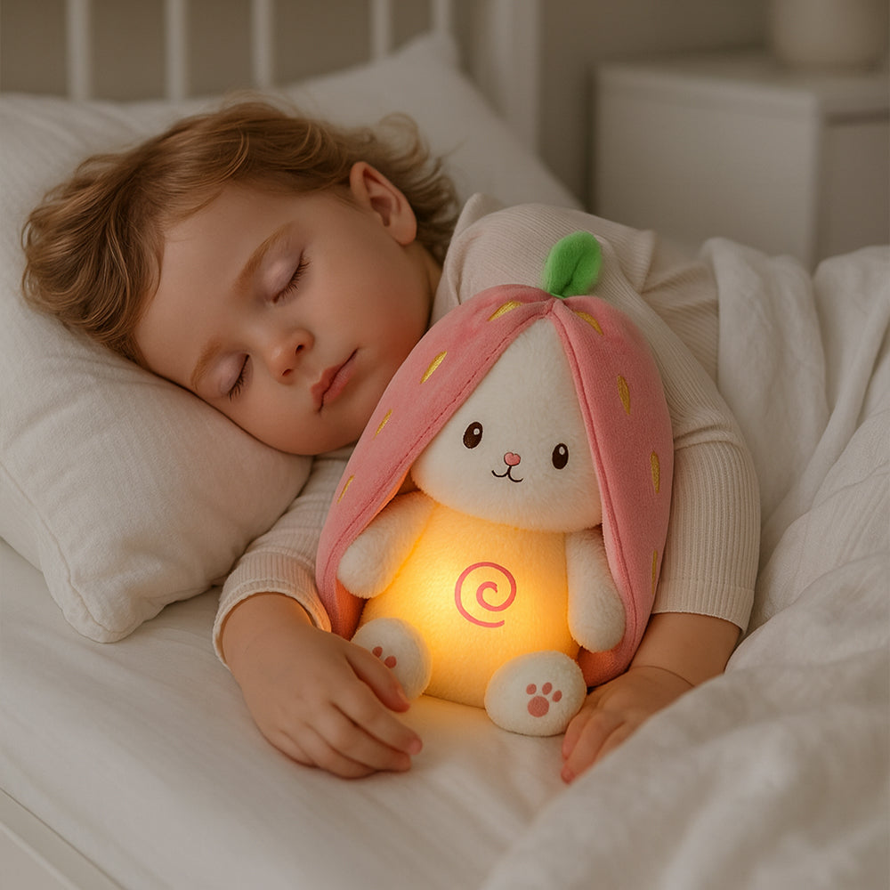 Oddychający Miś Truskawka