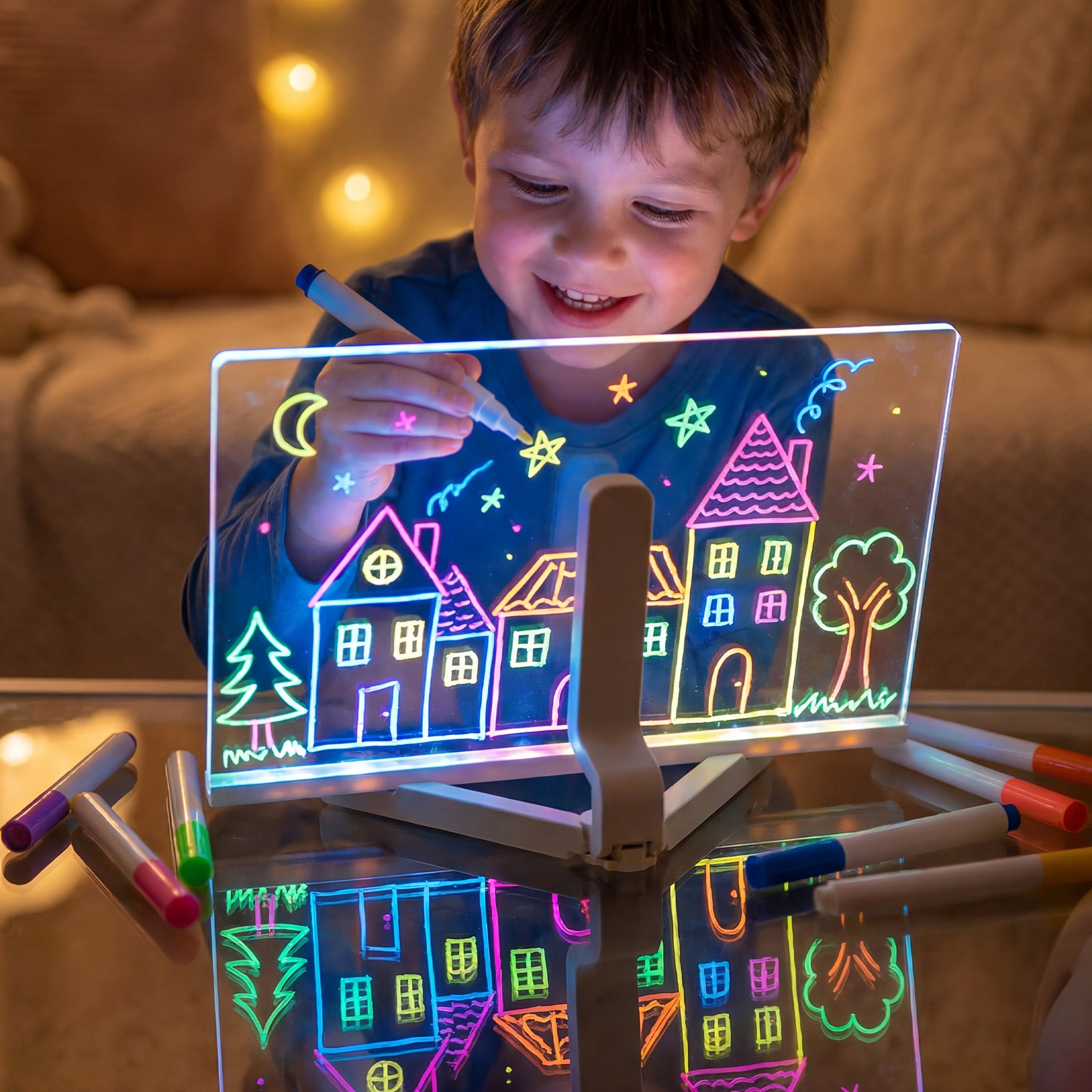 GlowBoard - Świecąca Tablica LED XXL do Rysowania
