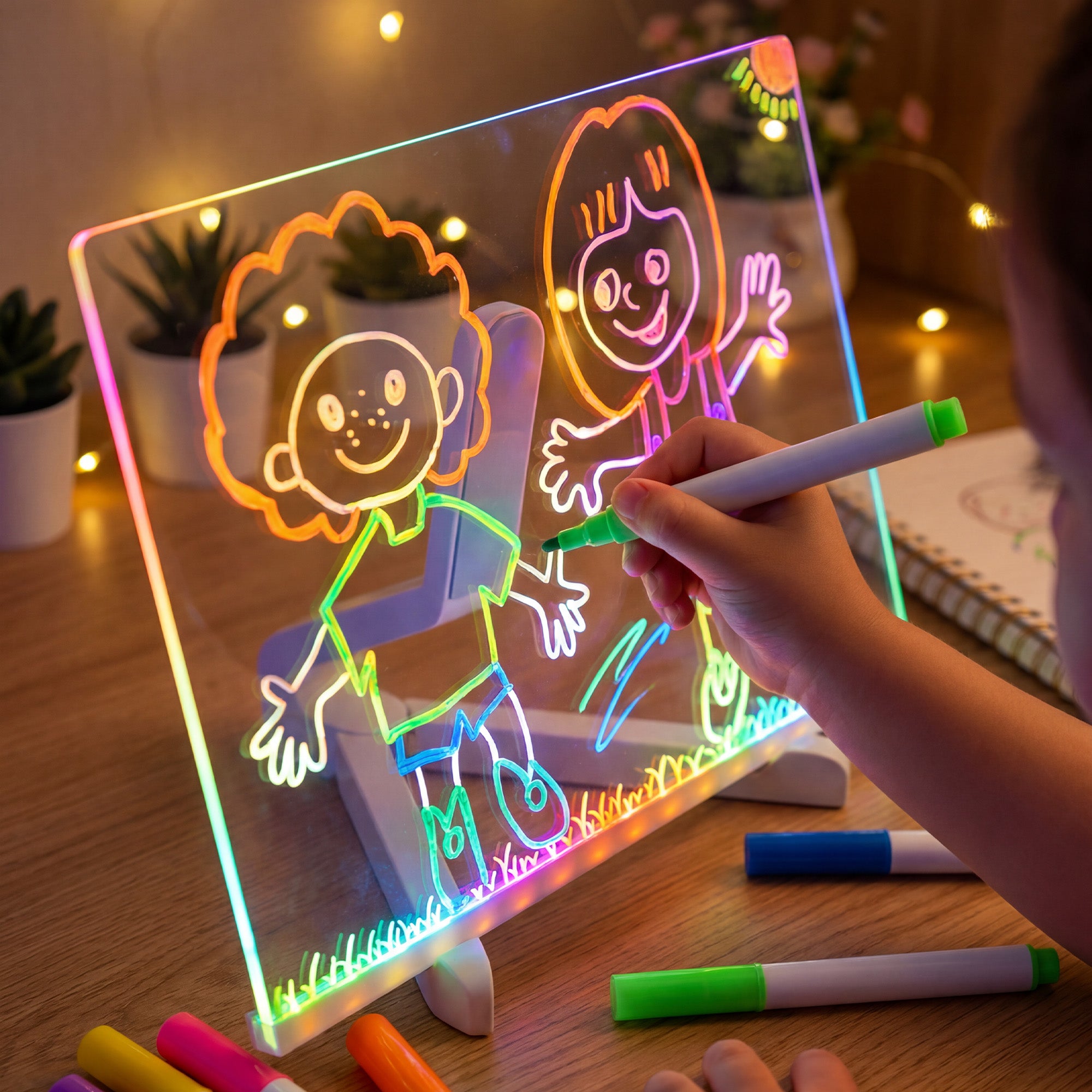 GlowBoard - Świecąca Tablica LED XXL do Rysowania
