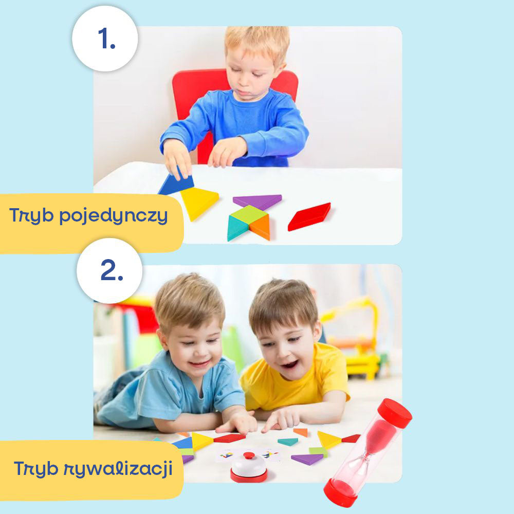 Układanka - Tangram z dzwoneczkiem