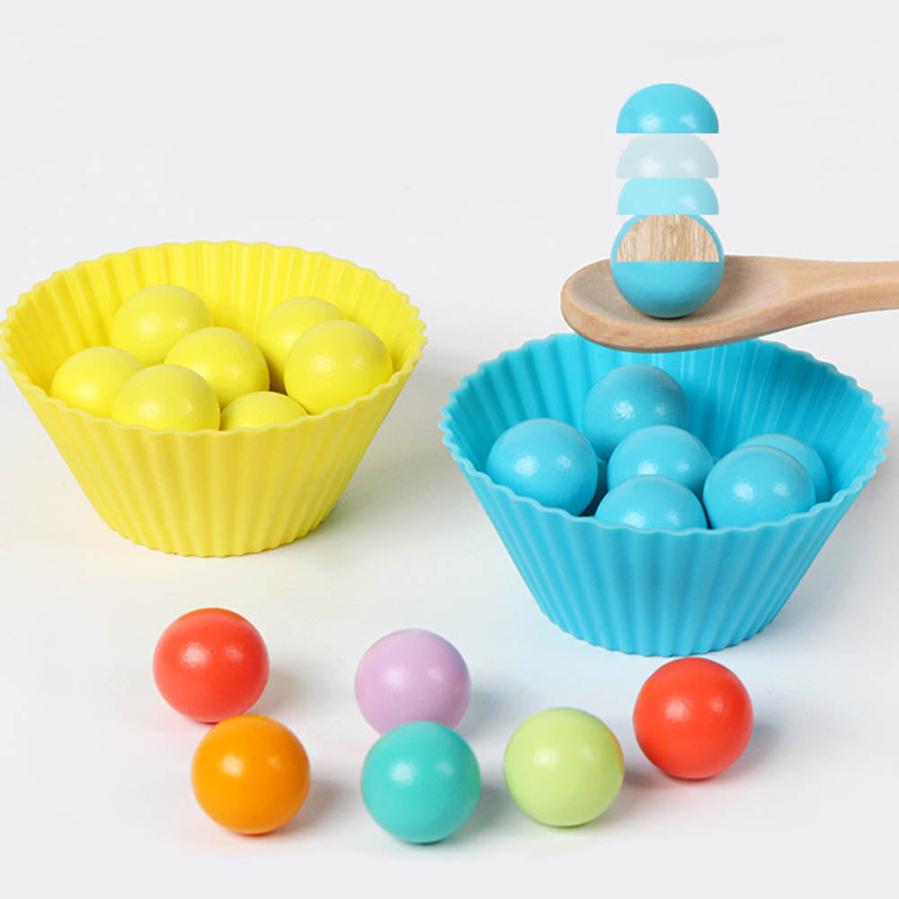 Drewniana układanka Montessori