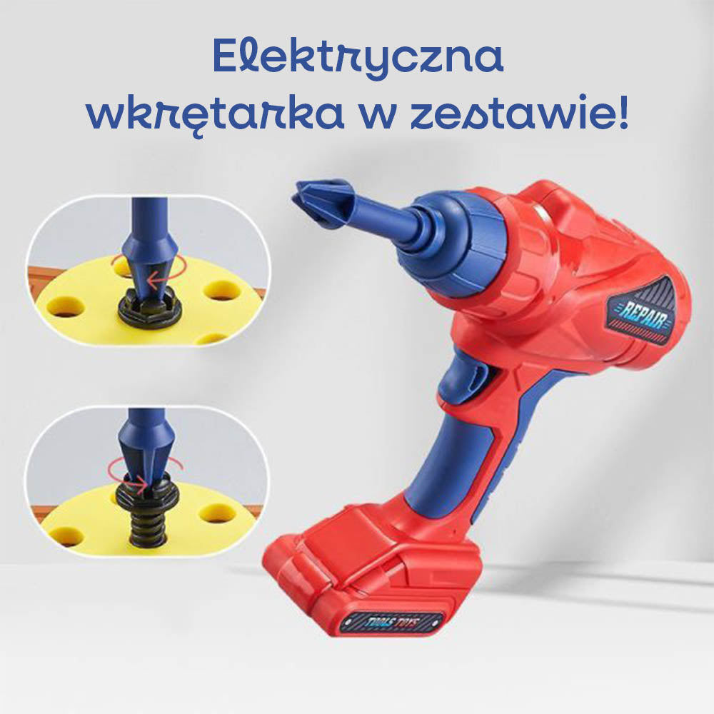 Tools – zestaw skrzynia narzędzi małego majsterkowicza