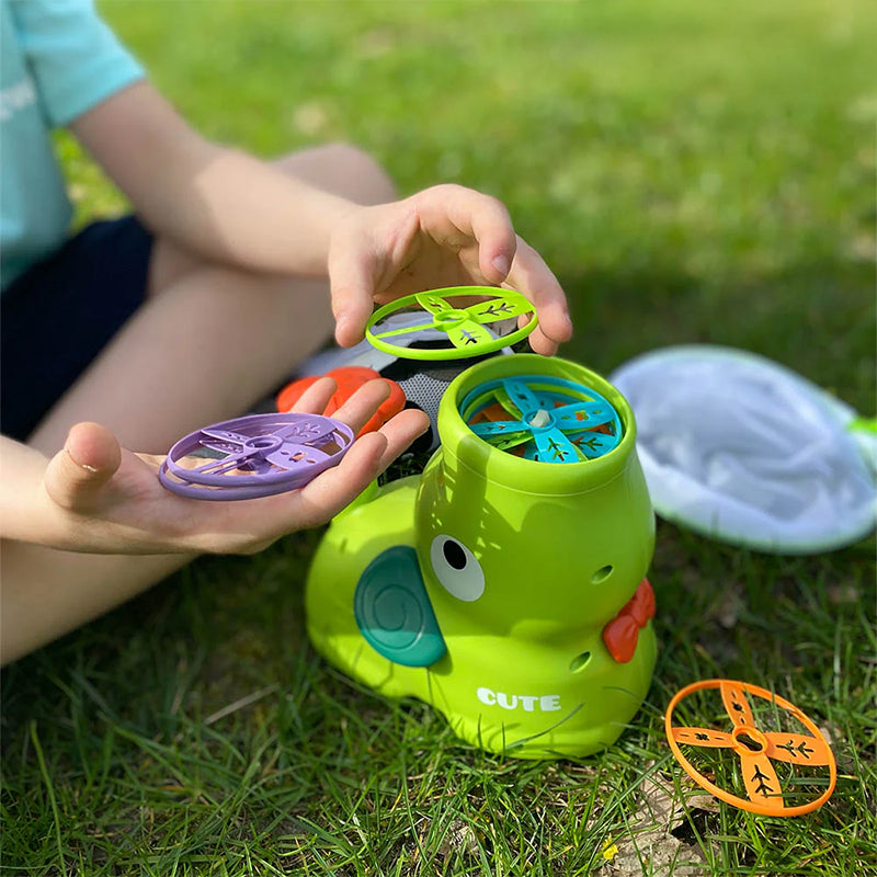 Latające Krążki - Wyrzutnia Kolorowych Dysków