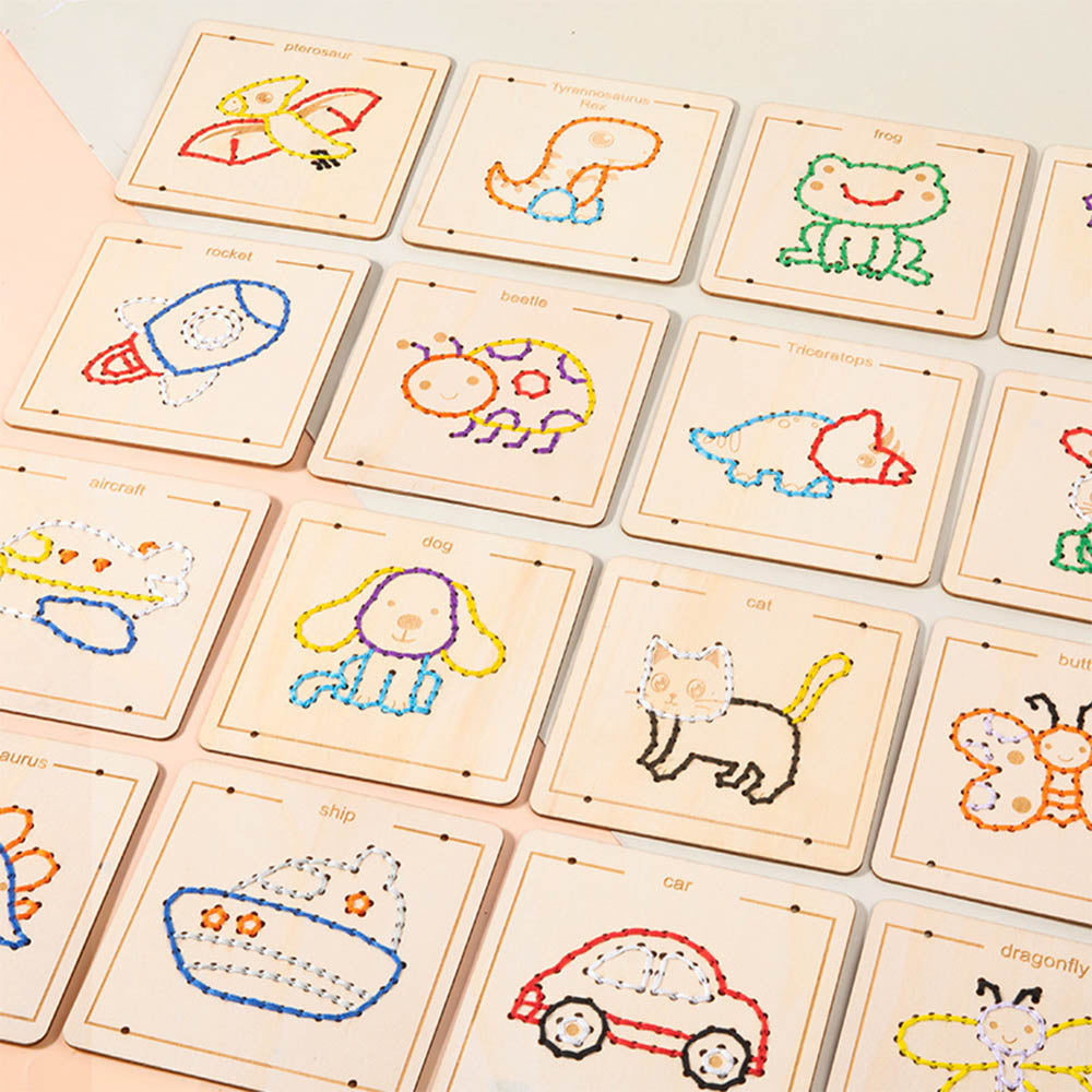 Wooden - Drewniana Wyszywanka