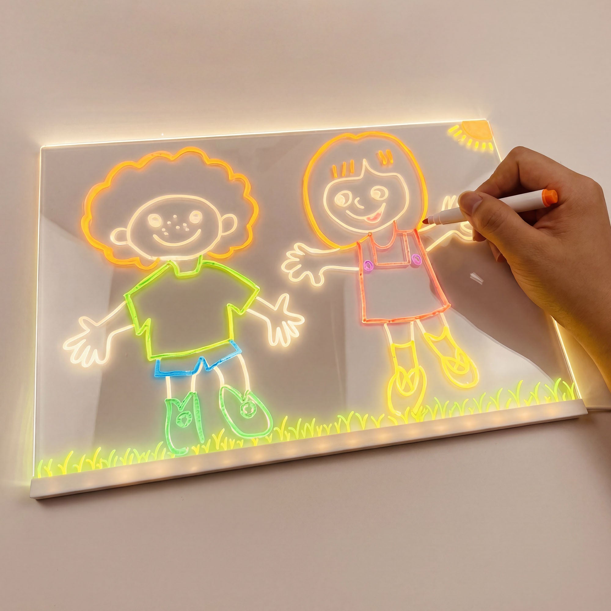 GlowBoard - Świecąca Tablica LED XXL do Rysowania