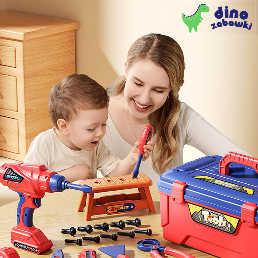 Tools – zestaw skrzynia narzędzi małego majsterkowicza