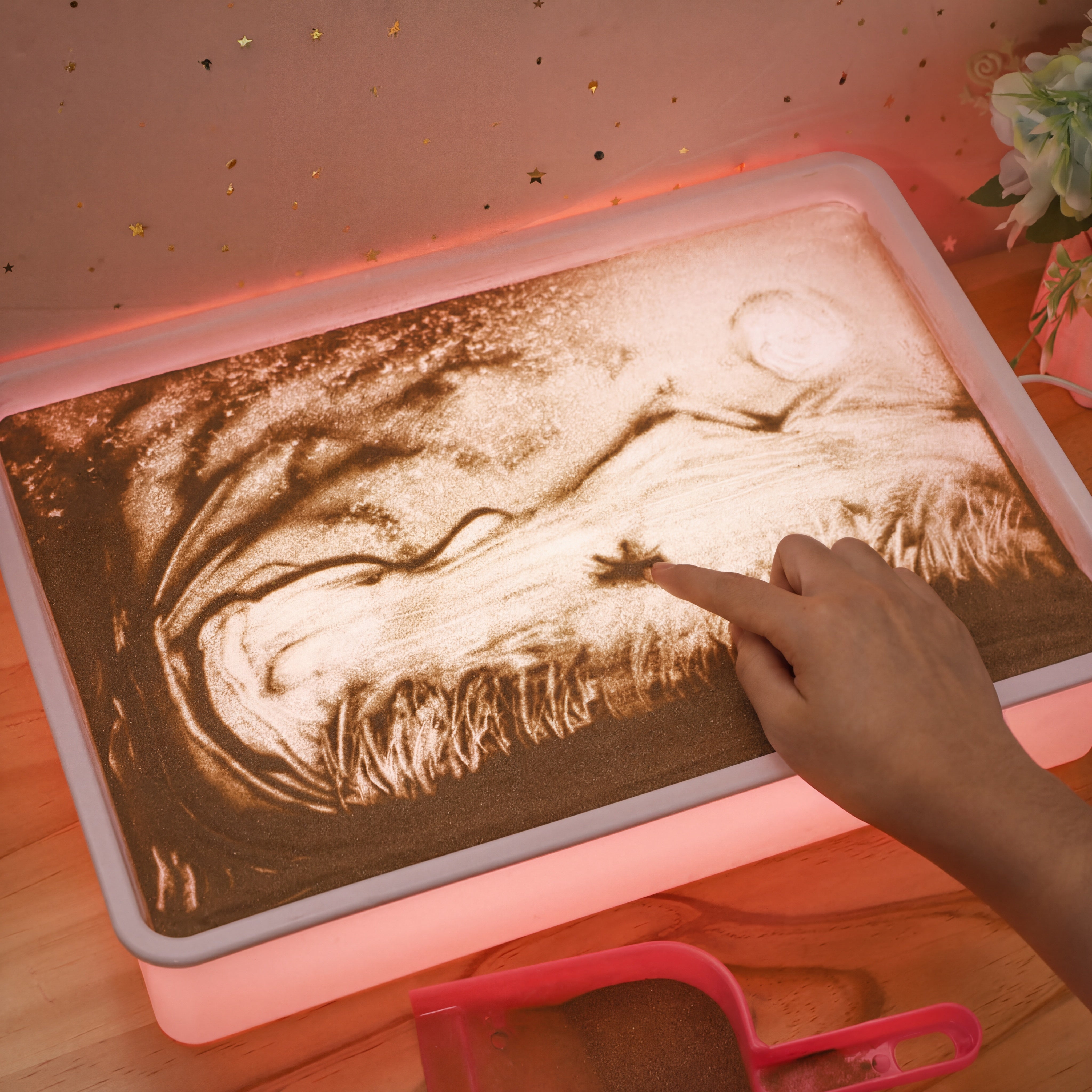 SandPainting - Tablica Do Rysowania Piaskiem Podświetlana