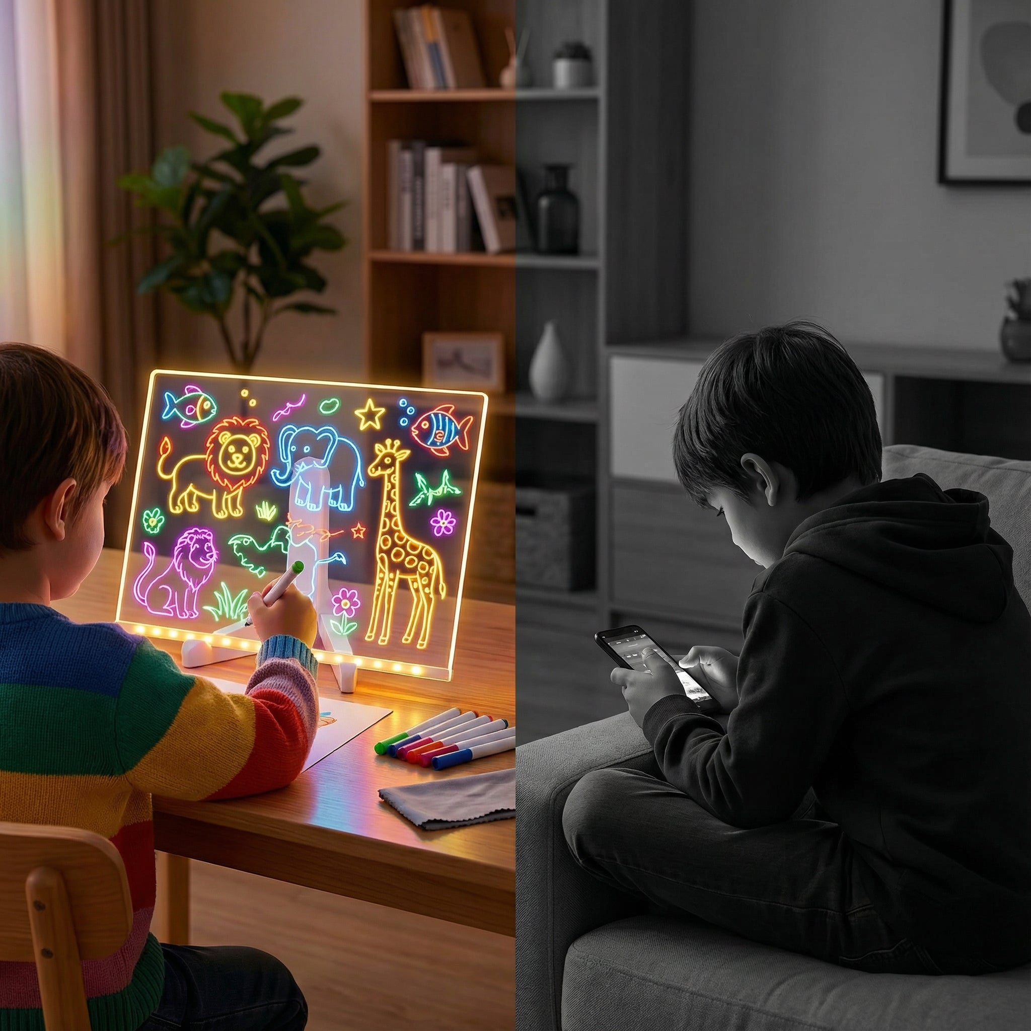 GlowBoard - Świecąca Tablica LED do Rysowania