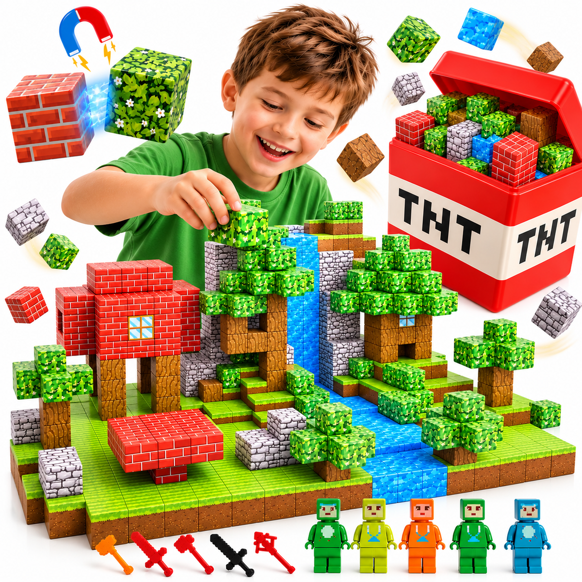 Bloxy – Magnetyczne Klocki 3D