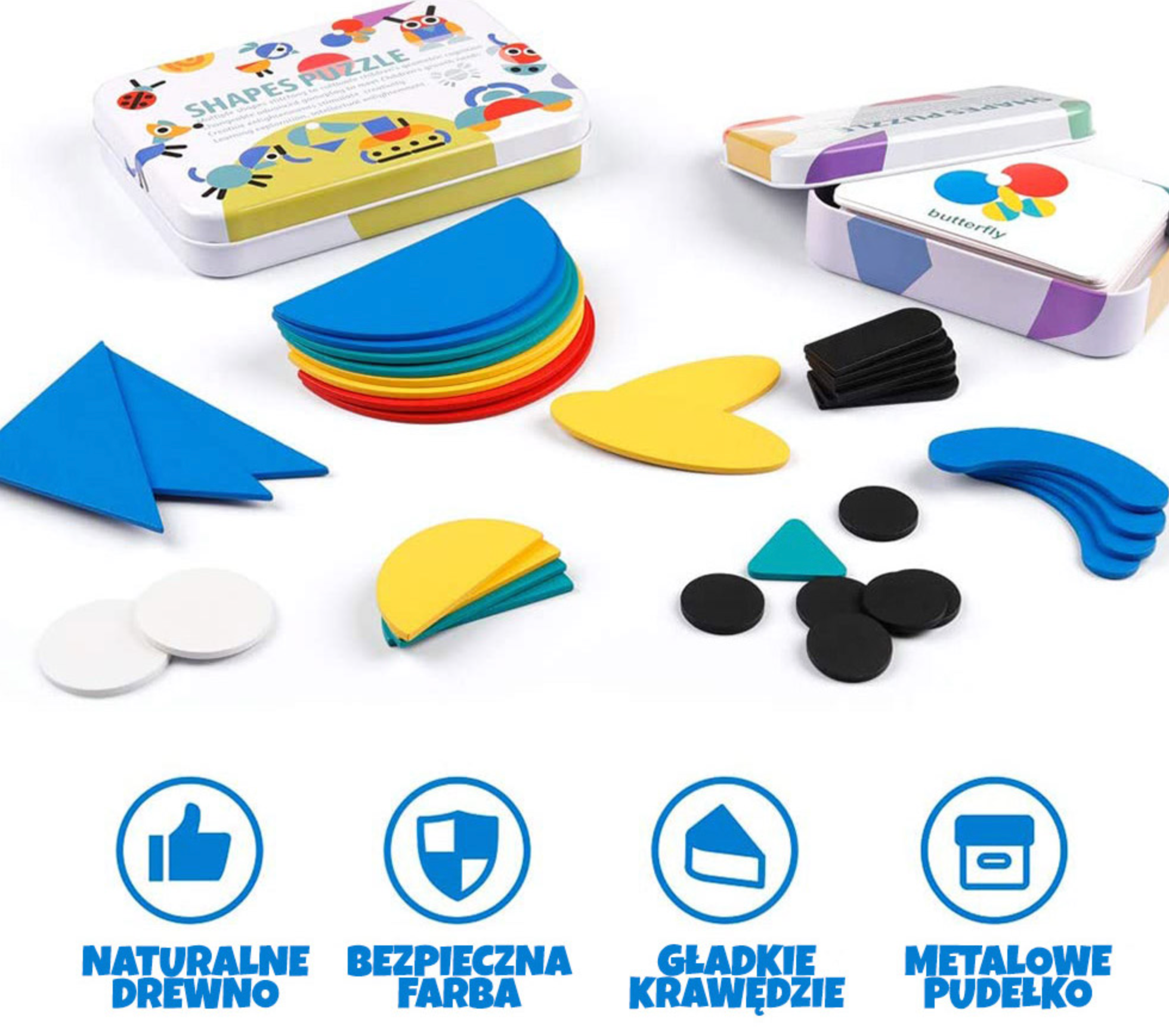 Drewniane Puzzle Zwierzaki