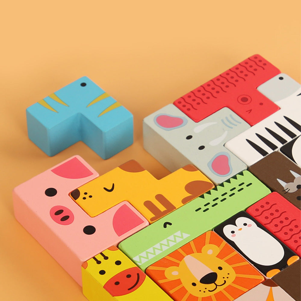 Logiczne Zwierzaki Tetris