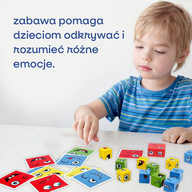 Emocje - Klocki Drewniane