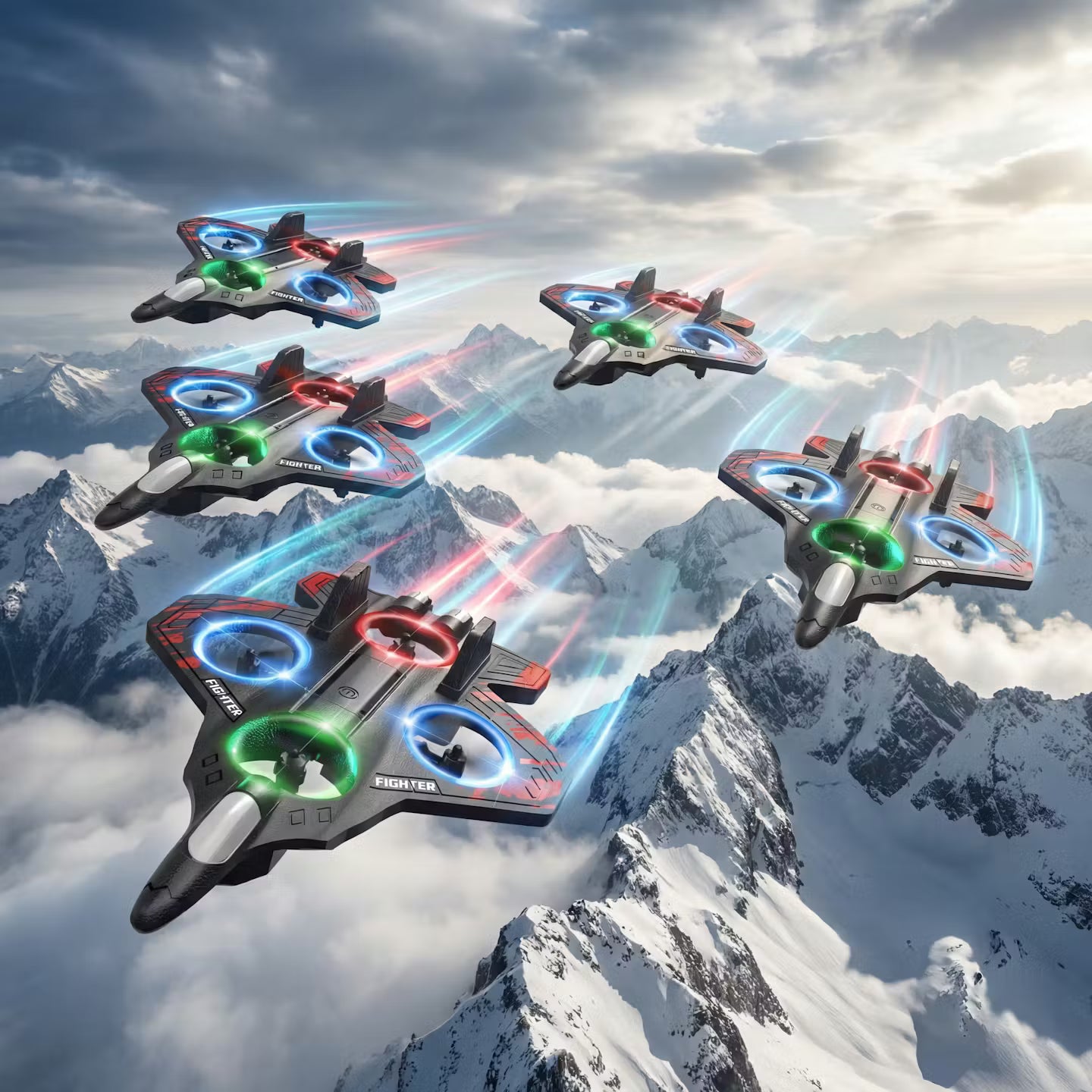 AIR FIGHTER - Samolot zdalnie sterowany styropianowy