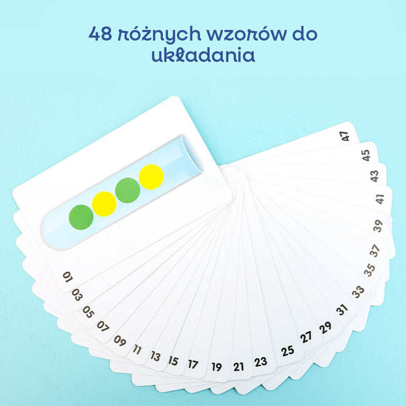 Probówki - Gra w układanie kolorów