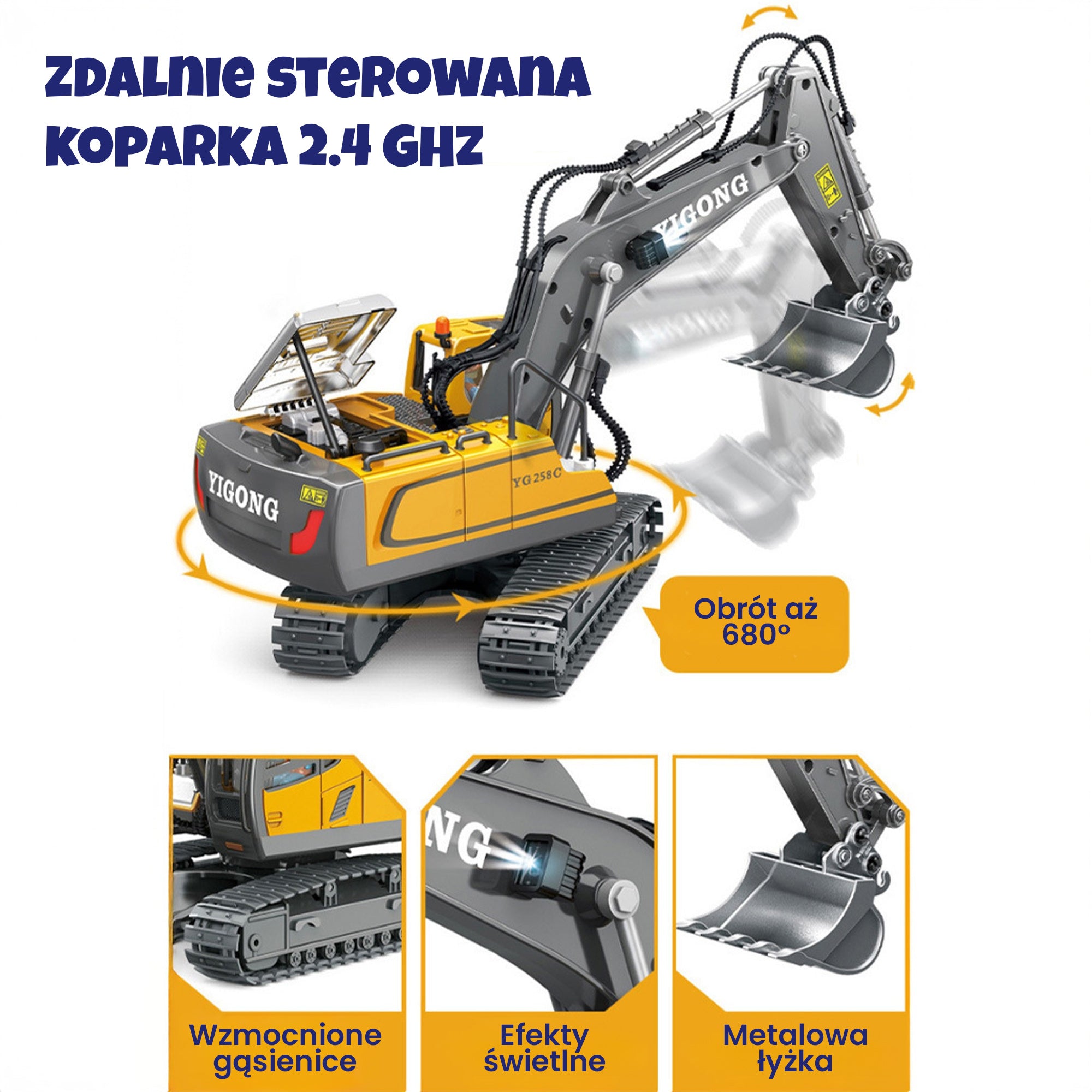 Auta z Placu Budowy - Zdalnie Sterowane