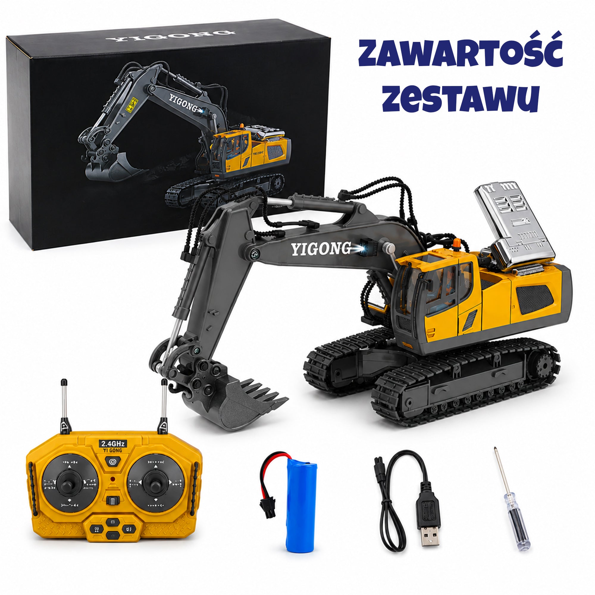 Auta z Placu Budowy - Zdalnie Sterowane