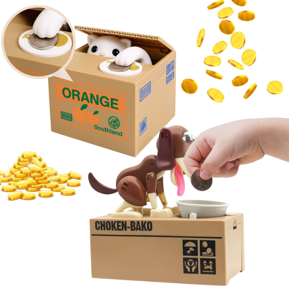 Interaktywna Skarbonka – Piesek lub Kotek