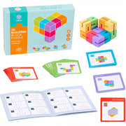 Drewniana układanka 3D