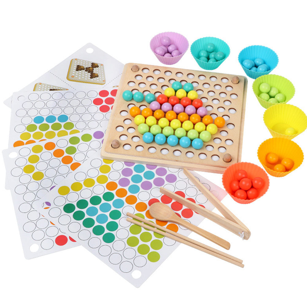 Drewniana układanka Montessori