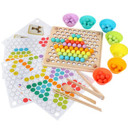 Drewniana układanka Montessori