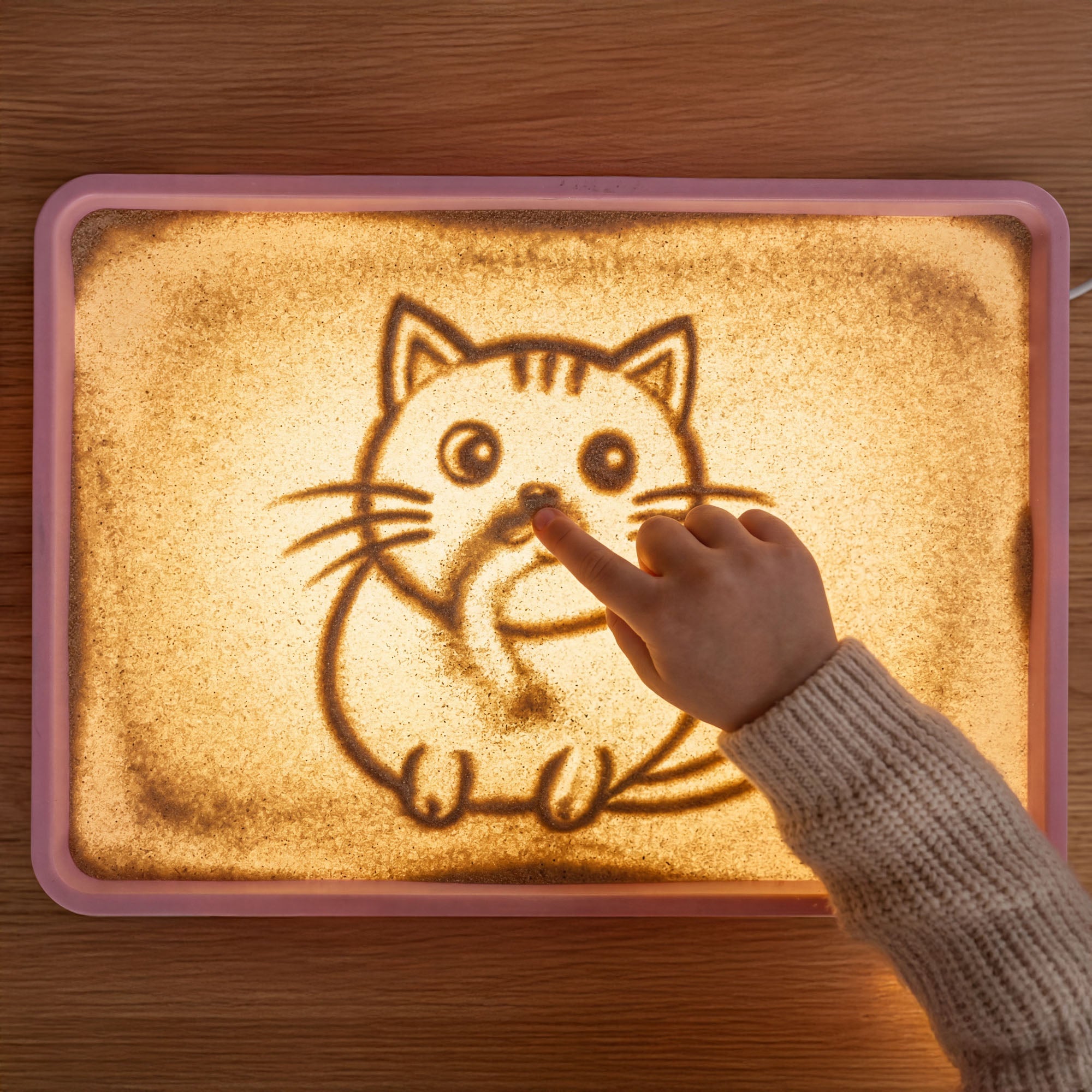 SandPainting - Tablica Do Rysowania Piaskiem Podświetlana