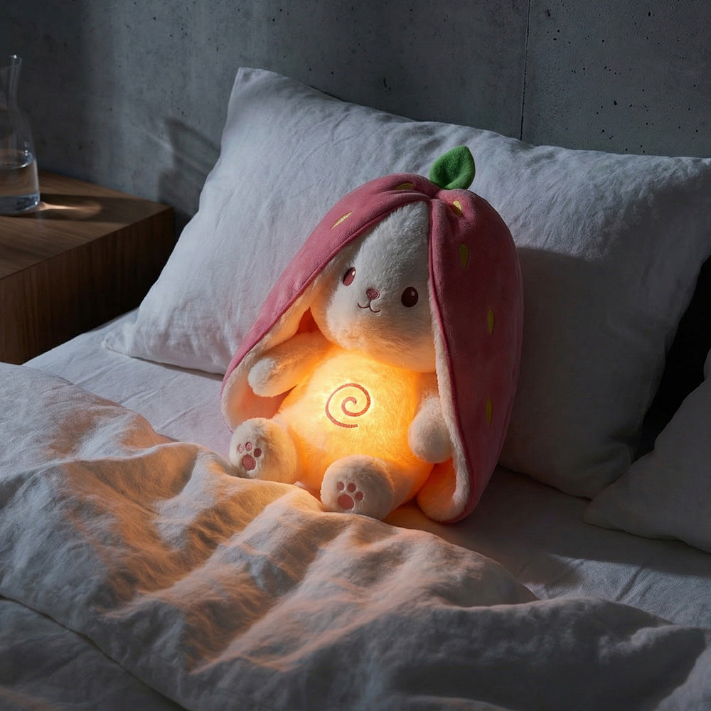 Oddychający Miś Truskawka