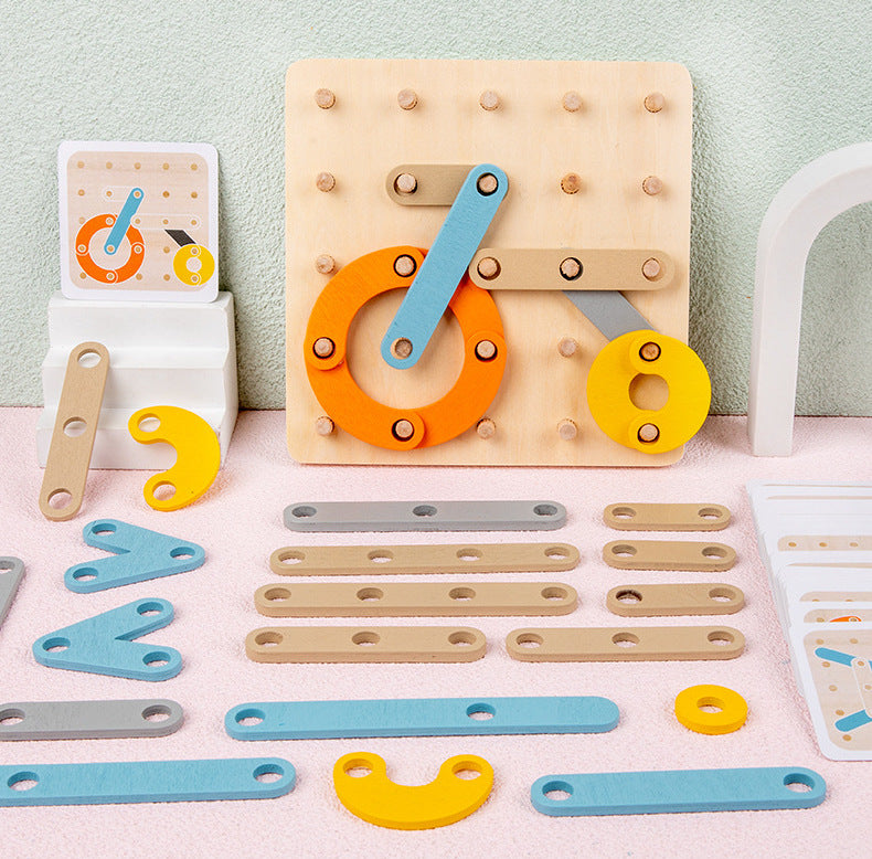 CreativeBoard -  Drewniana Tablica Układanka