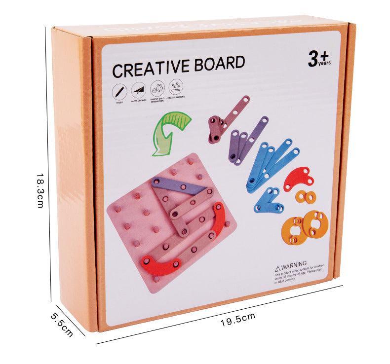 CreativeBoard -  Drewniana Tablica Układanka