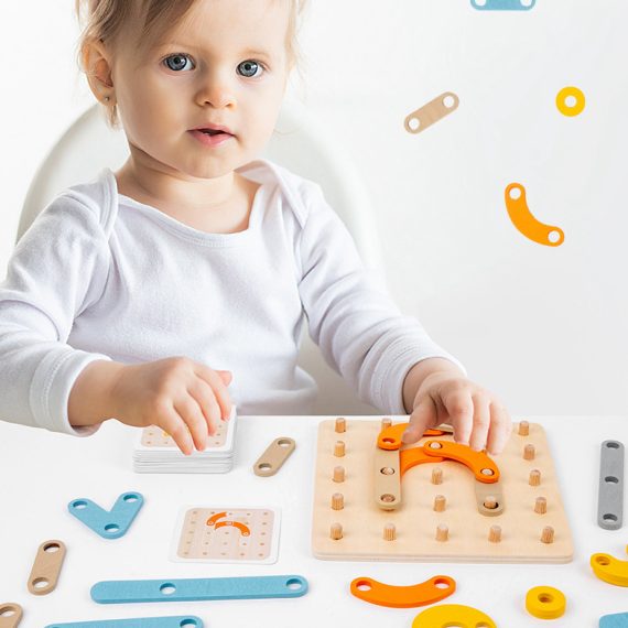 CreativeBoard -  Drewniana Tablica Układanka