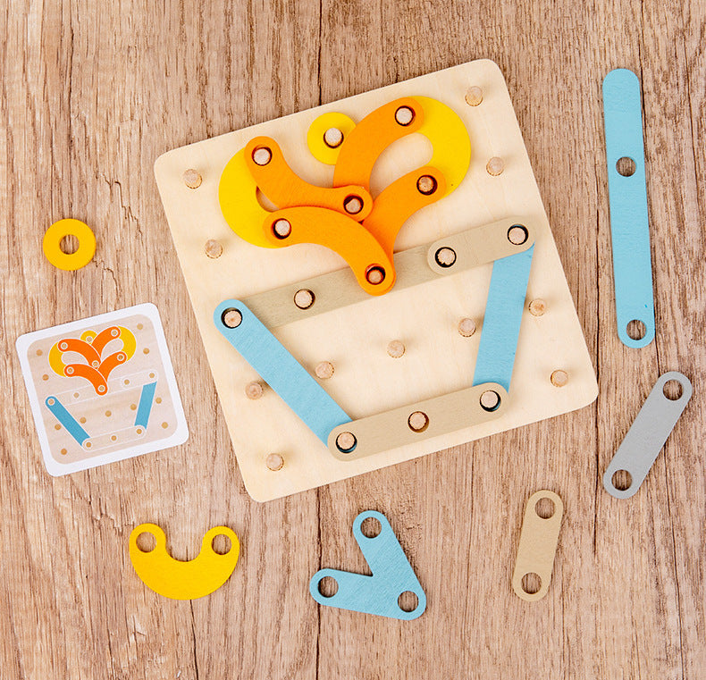 CreativeBoard -  Drewniana Tablica Układanka