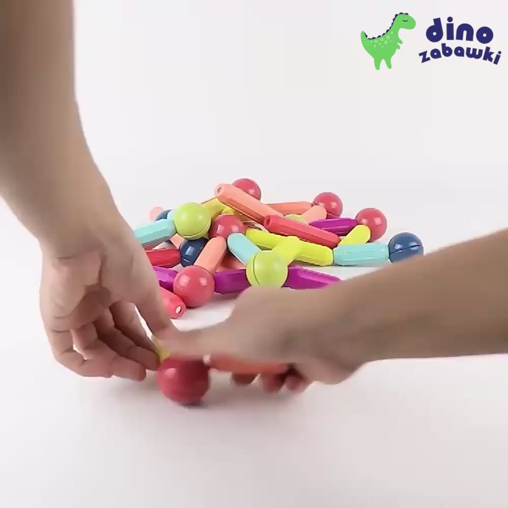 Załaduj wideo: MagBlocks – klocki magnetyczne 84 elementy