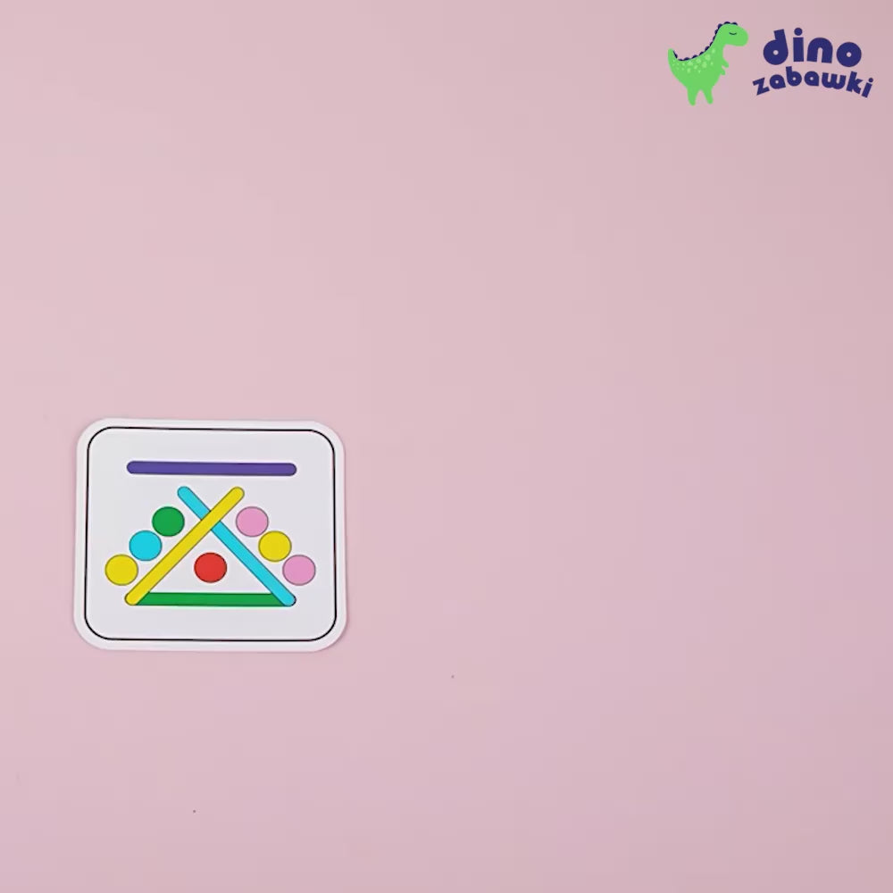 Załaduj wideo: Kołka i patyczki - drewniana układanka