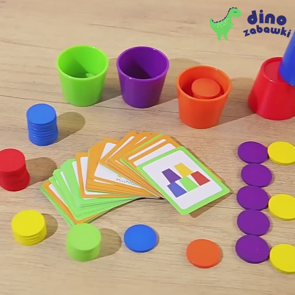 Załaduj wideo: CupGame – Gra Sortująco - Układająca