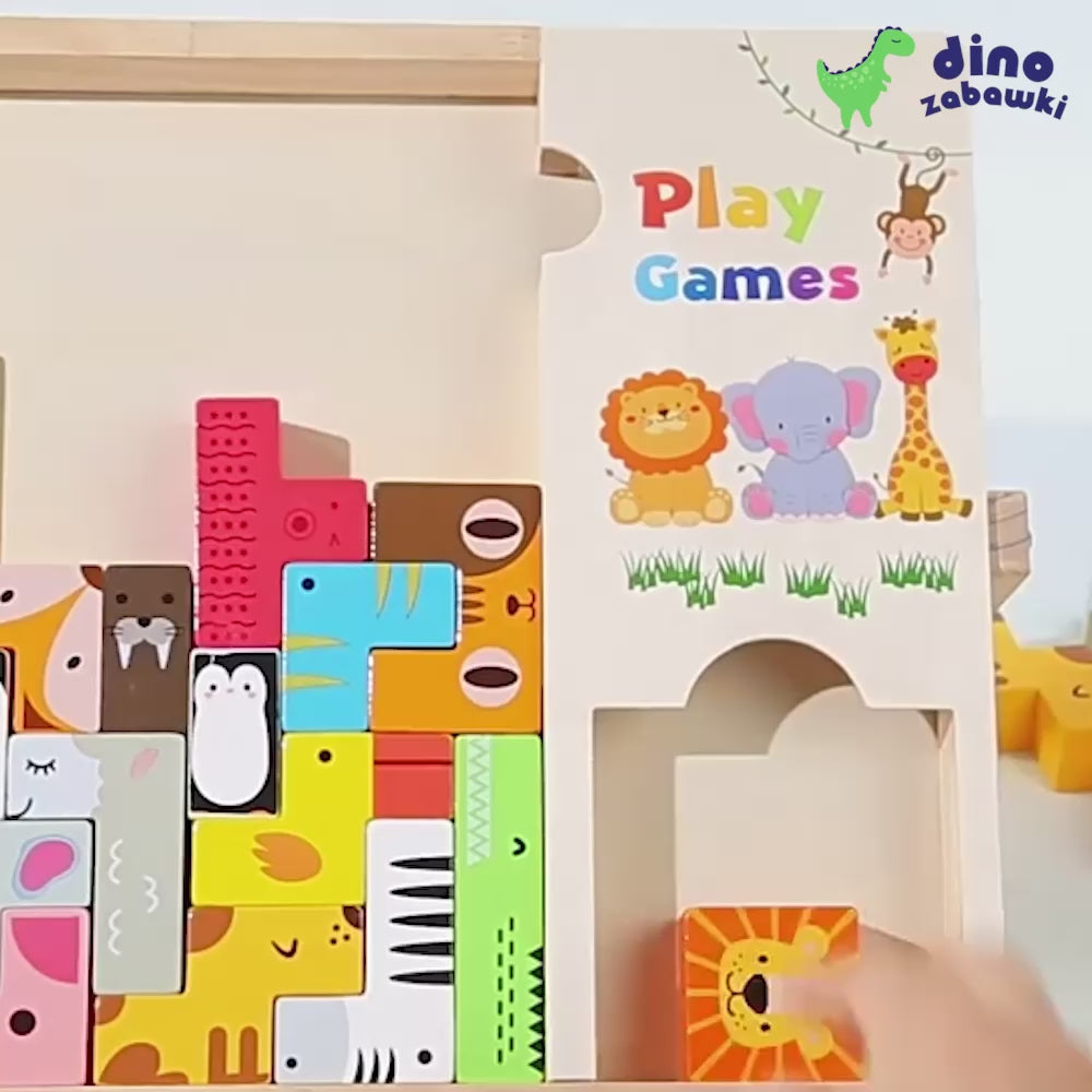 Załaduj wideo: Logiczne Zwierzaki Tetris