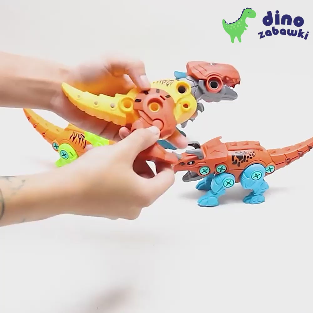 Załaduj wideo: Kreatywny Zestaw Dinozaurów