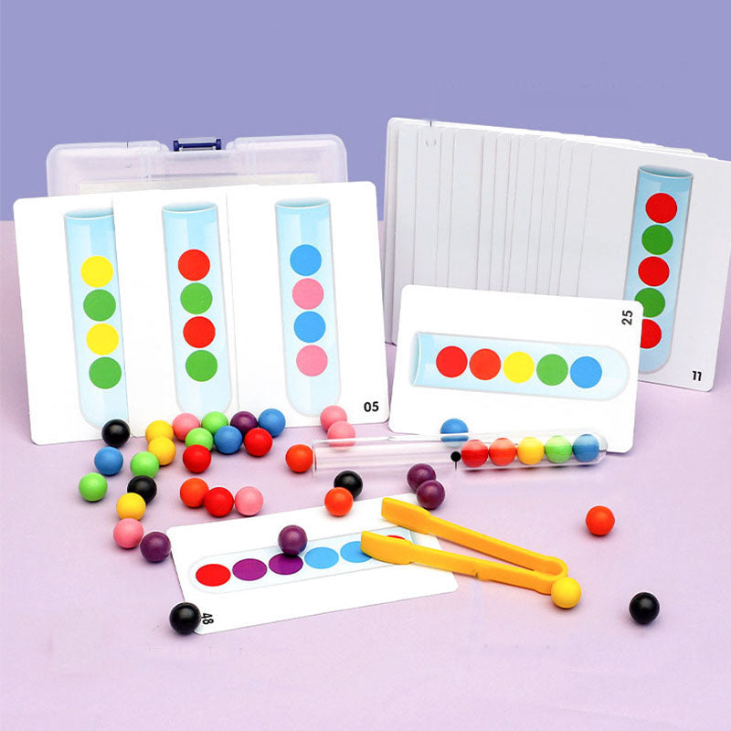 Probówki - Gra w układanie kolorów