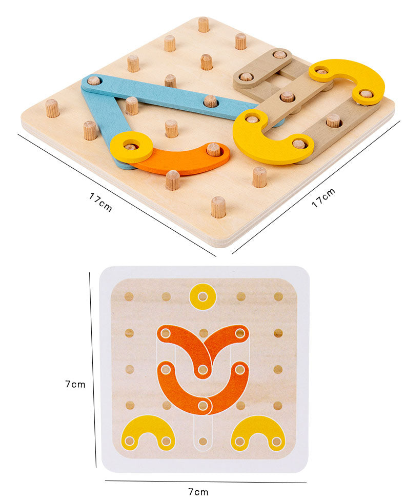 CreativeBoard -  Drewniana Tablica Układanka