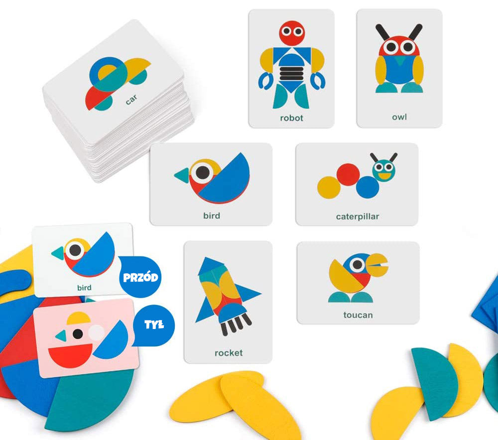 Drewniane Puzzle Zwierzaki