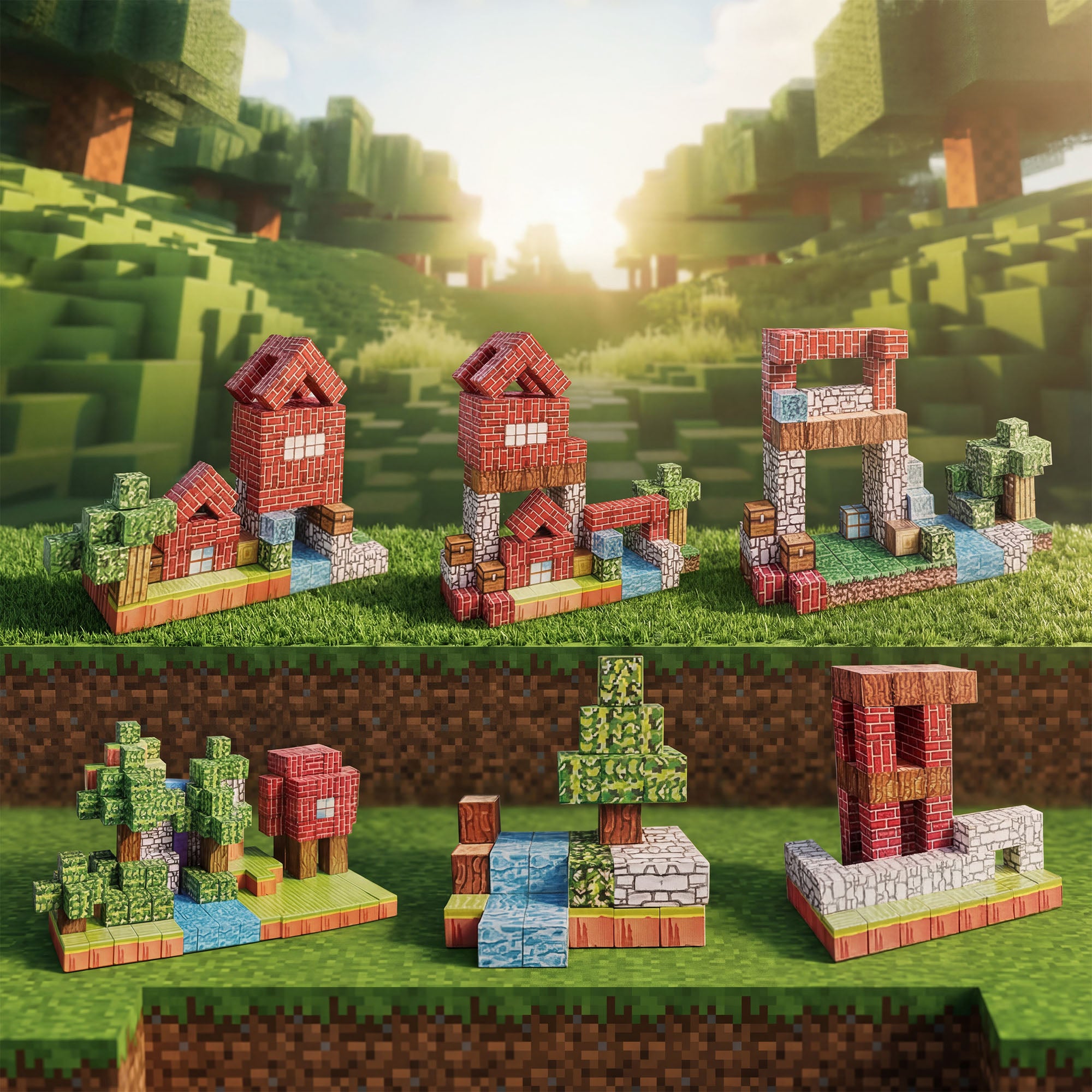 Bloxy – Magnetyczne Klocki 3D